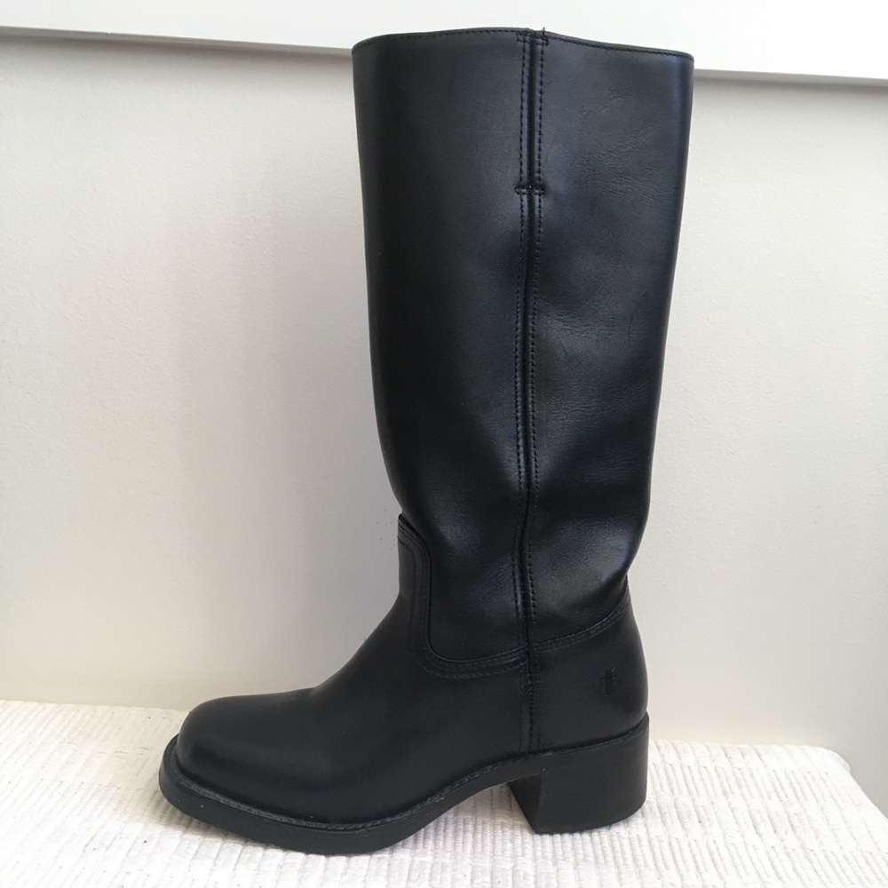 Frye 6 M Campus 14L Boots Stacked Heel Women's